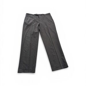 Nautica Men Gray Flat Front Casual Chino Pants Size 36 x 30